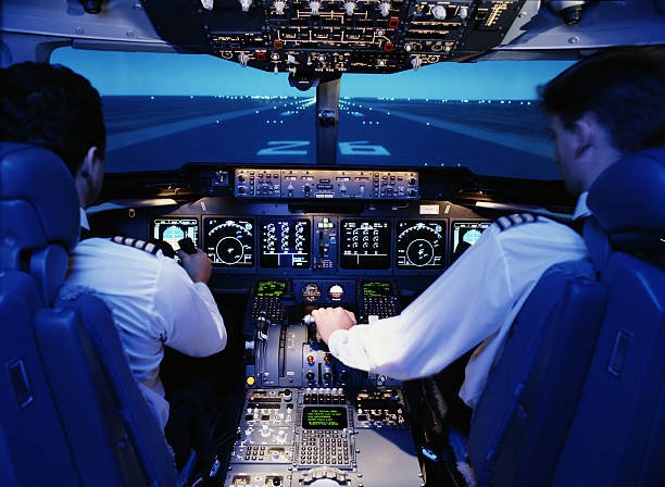Active Airline Captain Mentoring Student Pilot During Ground Training
